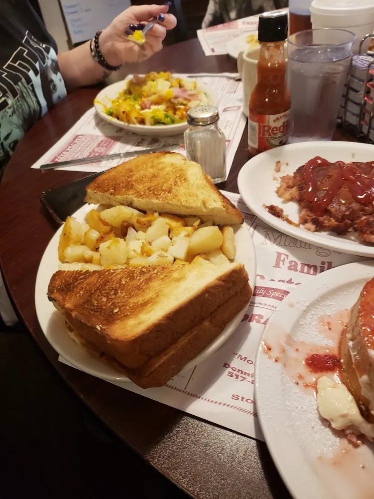 American Fries and Homemade Toast