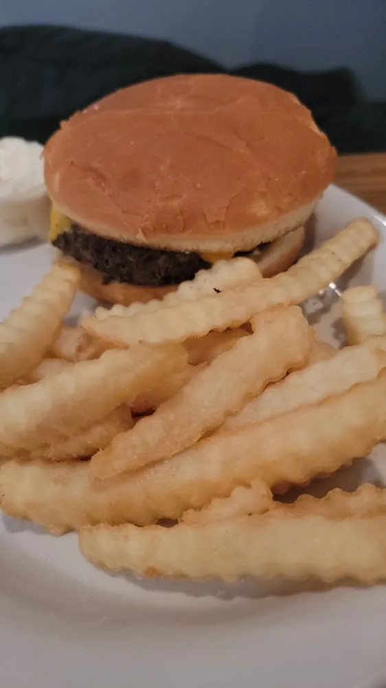 Burger and Fries