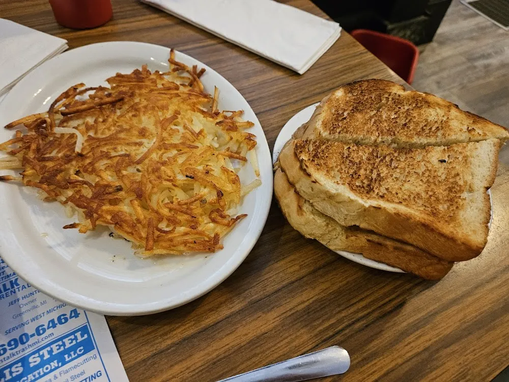 Hash Browns & Toast